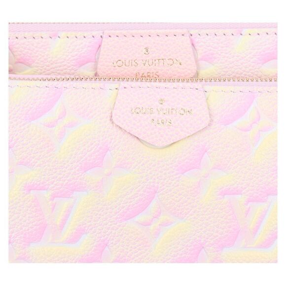 Louis Vuitton Pochette Accessoires Hardware Gold Leather Pink Shoulder Bag - Picture 5 of 6